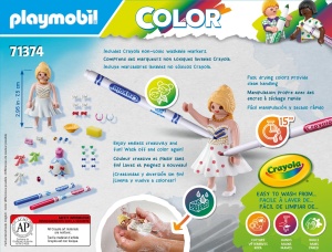 Set de jocuri PLAYMOBIL Color 71374, costum de seara, 40 de piese, creativitate nelimitata - Img 8