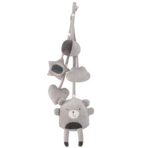 Set de Jucarii pentru Bebei Lil Cutie Sammy - 5 Figurine, Culoare Gri