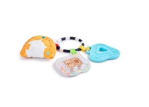 Set de jucarii senzoriale Hape ABC der Sinne Rassel si plus portabil pentru copii 0 luni