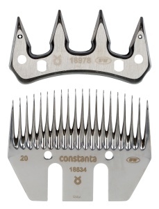 Set de lame Kerbl pentru Lama si Alpaca 204 dinti