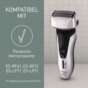 Set de lame si folie de ras Panasonic WES9027Y1361 pentru ES-RF41, ES-RF31, ES-LF71, ES-LF51, otel inoxidabil - Img 3