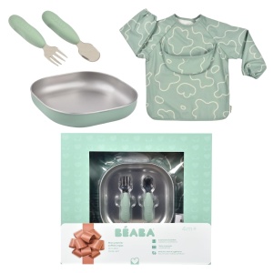 Set de Masa pentru Bebei BEABA, 4 Luni, Oferte Sanatoase, Culoare Salvie