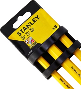Set de Meisle Precision STANLEY, 3 piese, Crom-Vanadiu, 10x140mm, 12x150mm, 16x170mm - Img 5