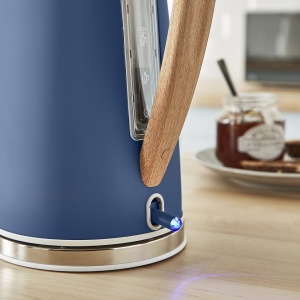 Set de Mic Dejun Swan Nordic, Toaster 900 W, Fierbator 2200 W, 1.7 L, Albastru Mat - Img 6