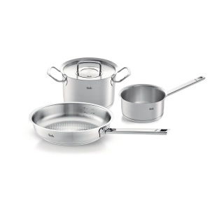 Set de Oale Fissler Original-Profi 3 piese, inox, inductie, cu capac