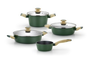 Set de Oale si Tigai Monix Amazonia, 7 Piese, Aluminiu Forjat, Antiaderent