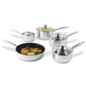 Set de oale si tigai Russell Hobbs 5 piese, inox antiaderent, pentru toate tipurile de plite - Img 8