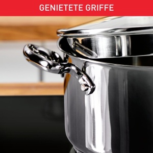 Set de oale Tefal Duetto 3 oale inox 162024 cm, 1 cratita 16 cm, 3 capace din sticla - Img 4