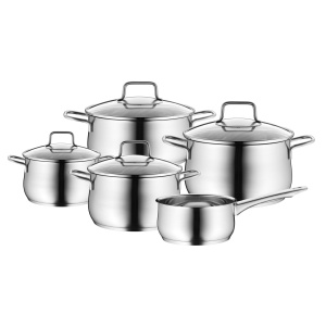 Set de oale WMF Mattea 5 piese din otel inoxidabil Cromargan compatibile cu inductie - Img 1