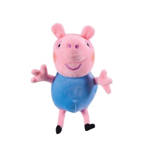 Set de Plush Peppa Pig 3 piese Peppa, Schorsch si Baby Evie super moale, pentru copii - Img 3