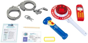 Set de Politie Theo Klein 8850 10 piese Cu lanterna si politist cu lumina - Img 2