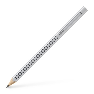 Set de scriere Faber-Castell Jumbo Grip, 3 piese, B, Ergonomic, Argintiu - Img 2