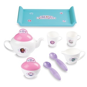 Set de Servire pentru Ceai Gabbys Dollhouse Smoby - 8 Piese, Plastic, pentru Copii de la 3 Ani - Img 3