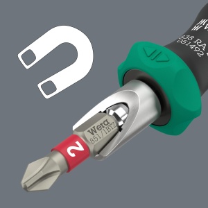Set de surubelnite cu maner Kraftform Wera 14 piese, ergonomice, cu functie de ratchet - Img 6