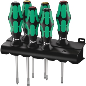 Set de surubelnite Wera 3353503556, 6 piese, ergonomic, cu suport