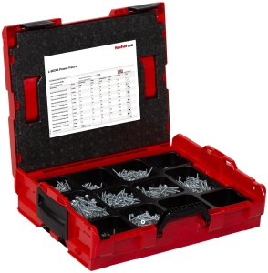 Set de suruburi fischer L-Boxx PowerFast II, 1801 piese, cu cap senk, TX - Img 4