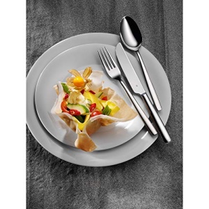Set de tacamuri din otel inoxidabil WMF Palma 6 persoane, set de tacamuri 30 de bucati, cutit monobloc, otel inoxidabil Cromargan lustruit, lucios, poate fi spalat in masina de spalat vase - Img 14