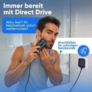 Set de tuns ProfiCare(r) cu indepartare a parului din nas | Lungime de taiere de 3-16 mm | 9 niveluri | incl. statie de incarcare | Cap de barbierit din otel inoxidabil | Aparat de tuns barba pentru barba pentru barba | Trimmer Barbati | PC HSMR 3052 NE - Img 4