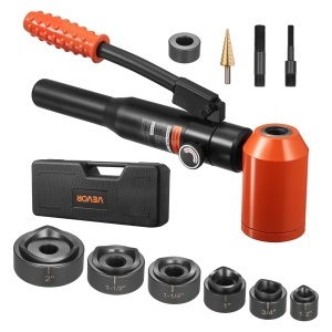 Set de unelte hidraulice VEVOR TPA-10, 10 t, 6 matrice, 22,5-61,5 mm - Img 9