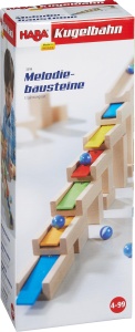 Set Extindere HABA Kullerbu cu Elemente Muzicale - 6 Blocuri de Sunet, Compatibil cu Toate Traseele de Marbles - Img 2