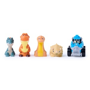 Set Figurine Dino Rex si Vehicul PAW Patrol pentru Copii