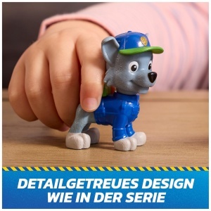 Set Figurine PAW Patrol Chase, Marshall, Skye, Rubble, Rocky, Zuma, Ryder, 7 personaje, 6 cm - Img 4