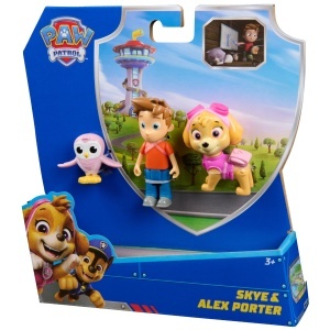 Set Figurine Paw Patrol Skye si Alex Porter cu Lil Hootie, Jucarie pentru Copii - Img 8