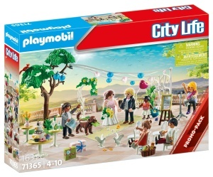 Set Figurine PLAYMOBIL 71365 - Petrecere Nunta, 163 Piese, 7 Figurine, 5 Animale - Img 2