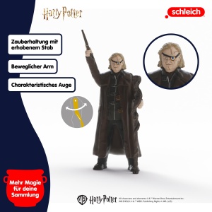 Set Figurine Schleich Harry Potter - Mad-Eye Moody si Draco Malfoy cu Frettchen, 2 Figuri - Img 3