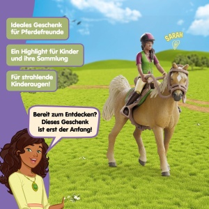 Set Figurine Schleich HORSE CLUB Sarah si Mystery, 6 piese, pentru copii 5-12 ani - Img 6