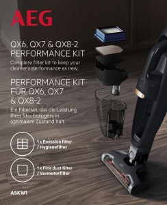 Set filtre AEG ASKW1 lavabile pentru aspiratoare QX6QX7QX8-2 performanta optima albastrugri - Img 8