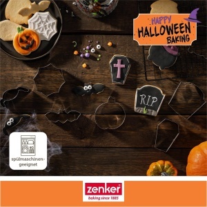 Set forme de copt Zenker Halloween 7 piese inox usor de curatat - Img 3