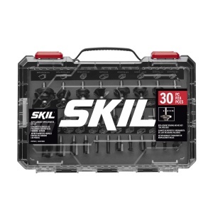 Set freze lemn 30 piese SKIL RTB7502, varfuri din carbura, compatibilitate universala