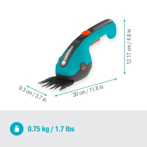 Set Gardena Acumulator pentru Taiat iarba si Arbusti ClassicCut Li, 8 cm, 50 min autonomie - Img 4