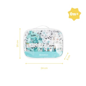 Set ingrijire bebe Badabulle Baby Splash 7 piese Transparent Compact - Img 5