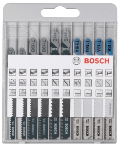 Set lame de ferastrau pendular Bosch Professional 10 piese Basic pentru lemn si metal - Img 5