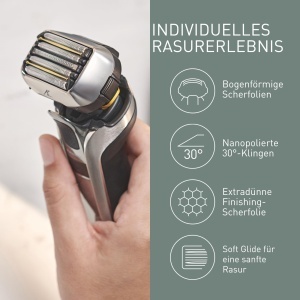 Set lame Panasonic WES9038Y1361 pentru ras electric, inox, 5 lame - Img 3