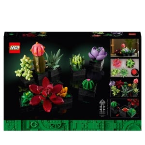 Set LEGO Botanicals 10309 Sukkulenten 9 plante artificiale decor modern pentru casa si birou - Img 6
