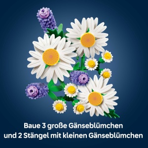 Set LEGO Botanicals Gaseblaut - 133 piese, decorativ, pentru copii de peste 9 ani - Img 3