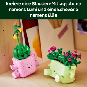 Set LEGO Botanicals - Plante Decorative cu 2 Flori si 2 Ghivece Pastelate - Img 3