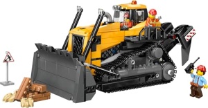 Set LEGO City Bulldozer Galben 60466 682 Piese cu Mini-Figuri si Accesorii - Img 10