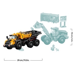 Set LEGO City - Camion basculant si incarcator cu 3 figurine, 1132 piese - Img 7