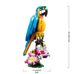 Set LEGO Creator 3in1 Papagal Exotic 31136 - 253 piese, 3 animale, pentru copii 7 - Img 8