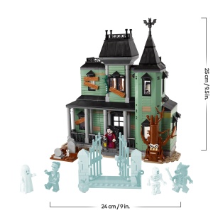 Set LEGO Creator Geisterhaus 3-in-1 cu 5 Minifigurine, 736 Piese - Img 9