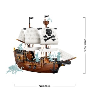 Set LEGO Creator Pirat cu 3 in 1 - 1074 piese, 5 minifigurine, aventuri piratesti - Img 7