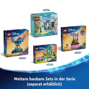 Set LEGO Disney Stitch 43249, Figurina cu Eiswaffel si Floare, 730 Piese - Img 7