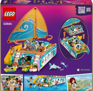 Set LEGO Friends Aventura cu Velierul 42664 Barca cu Panze 4 Minifigurine si 2 Delfini 685 Piese - Img 11