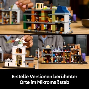 Set LEGO Harry Potter Winkelgasse 76444 cu 12 Mikrofiguri, 2750 piese - Img 3
