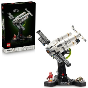 Set LEGO Icons Astronaut 11389 - Raumschiff in Mikromastab, 830 piese, cu Minifigurine - Img 1