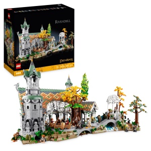 Set LEGO Icons Bruchtal - 6167 piese, 15 minifigurine, pentru adulti